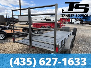 7x16 MR STEEL  Utility Trailer - 7K GVWR - Alloy Wheels