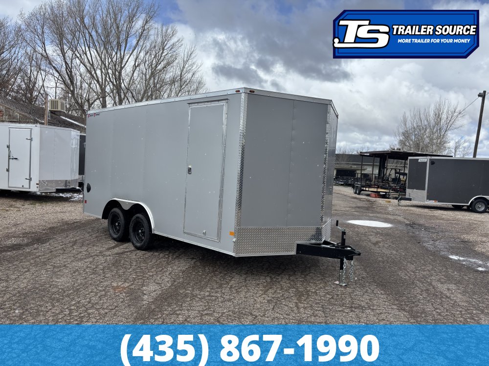 8.5x16 Haulmark Passport DELUXE Enclosed Cargo Trailer - 7'0" Interior - 7K GVWR - Dovetail