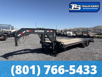 8.5x25 Norstar Iron Bull FXG Gooseneck Equipment Trailer - 22K GVWR - Mega Ramps