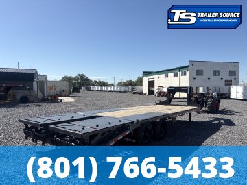 8.5x25 Norstar Iron Bull FXG Gooseneck Equipment Trailer - 22K GVWR - Mega Ramps