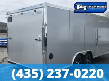 8.5x20 American Hauler Mach Enclosed Car Hauler Trailer - 7'0" Interior - 10K GVWR - Ramp Door