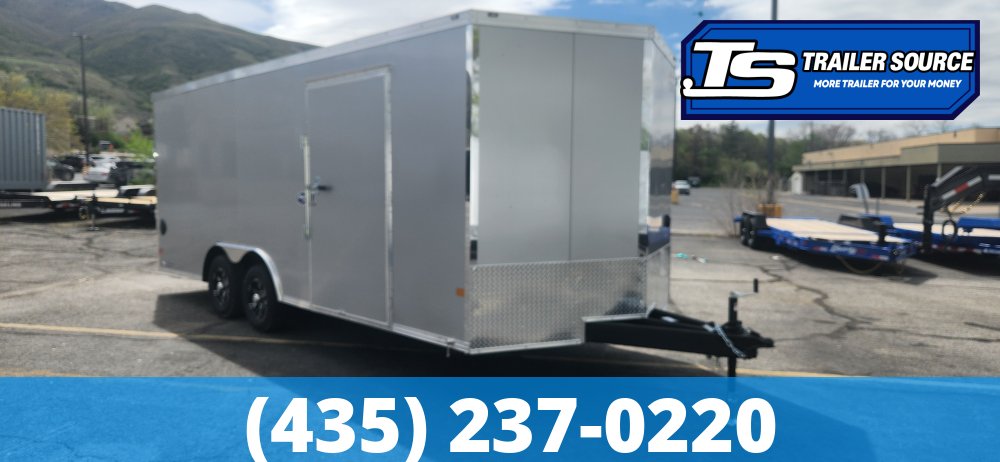 8.5x20 American Hauler Mach Enclosed Car Hauler Trailer - 7'0" Interior - 10K GVWR - Ramp Door