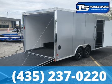 8.5x20 American Hauler Mach Enclosed Car Hauler Trailer - 7'0" Interior - 10K GVWR - Ramp Door
