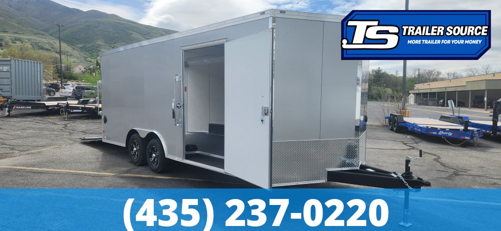 8.5x20 American Hauler Mach Enclosed Car Hauler Trailer - 7'0" Interior - 10K GVWR - Ramp Door