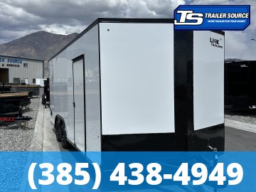 8.5x20 Look ST DLX Enclosed Cargo Trailer - 7'0" Interior - 7K GVWR - .080 PolyCor, Black Out Package, Rear Spoiler w/ Load Lights