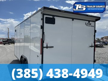 8.5x20 Look ST DLX Enclosed Cargo Trailer - 7'0" Interior - 7K GVWR - .080 PolyCor, Black Out Package, Rear Spoiler w/ Load Lights