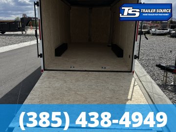 8.5x20 Look ST DLX Enclosed Cargo Trailer - 7'0" Interior - 7K GVWR - .080 PolyCor, Black Out Package, Rear Spoiler w/ Load Lights