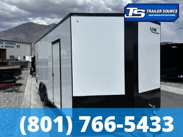 8.5x20 Look ST DLX Enclosed Cargo Trailer - 7'0" Interior - 7K GVWR - .080 PolyCor, Black Out Package, Rear Spoiler w/ Load Lights