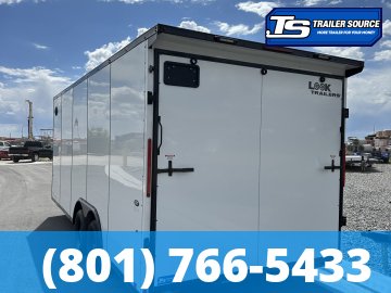 8.5x20 Look ST DLX Enclosed Cargo Trailer - 7'0" Interior - 7K GVWR - .080 PolyCor, Black Out Package, Rear Spoiler w/ Load Lights