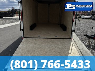 8.5x20 Look ST DLX Enclosed Cargo Trailer - 7'0" Interior - 7K GVWR - .080 PolyCor, Black Out Package, Rear Spoiler w/ Load Lights