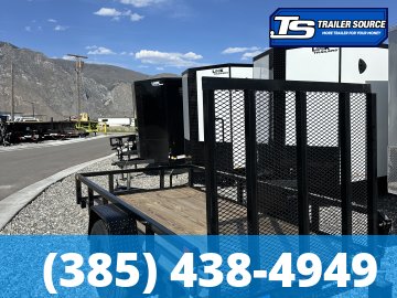 5x10 Sure-Trac Tube Top Utility Trailer - 3.5K GVWR - Ramp Gate