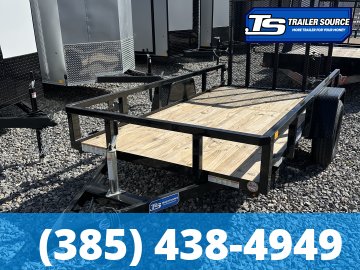 5x10 Sure-Trac Tube Top Utility Trailer - 3.5K GVWR - Ramp Gate