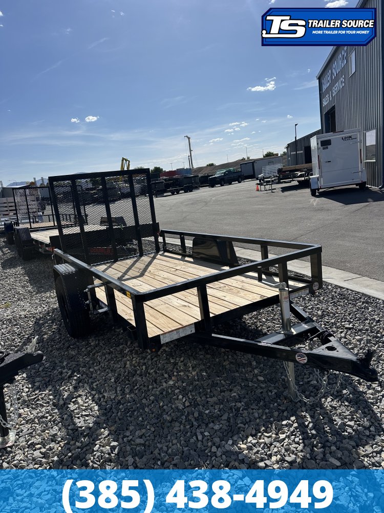 5x10 Sure-Trac Tube Top Utility Trailer - 3.5K GVWR - Ramp Gate