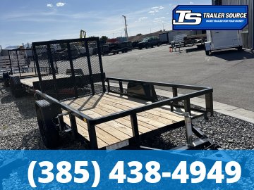 5x10 Sure-Trac Tube Top Utility Trailer - 3.5K GVWR - Ramp Gate
