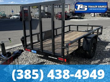 5x10 Sure-Trac Tube Top Utility Trailer - 3.5K GVWR - Ramp Gate