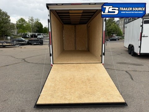 7x16 Look ST DLX Enclosed Cargo Trailer - 7'0" Interior - 7K GVWR - .080 PolyCor, Black Out Package, Ramp Door, Rear Spoiler w/ Load Lights