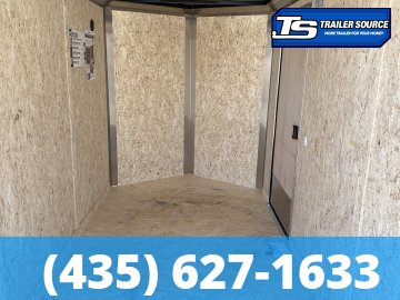 6x12 Look ST DLX Enclosed Cargo Trailer - 6'6" Interior - 3.5K GVWR - .080 PolyCor, Alloy Wheels, Black Out Package, Rear Spoiler w/ Load Lights