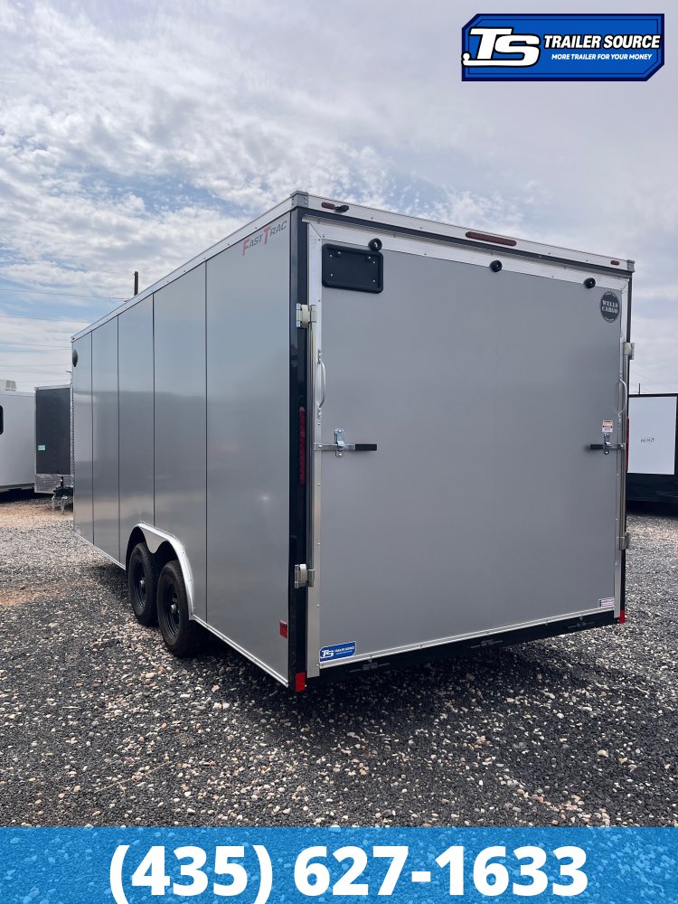 8.5x20 Wells Cargo Fast Trac Deluxe Enclosed Cargo Trailer - 7'6" Interior - 10K GVWR - .080 PolyCor, Dovetail
