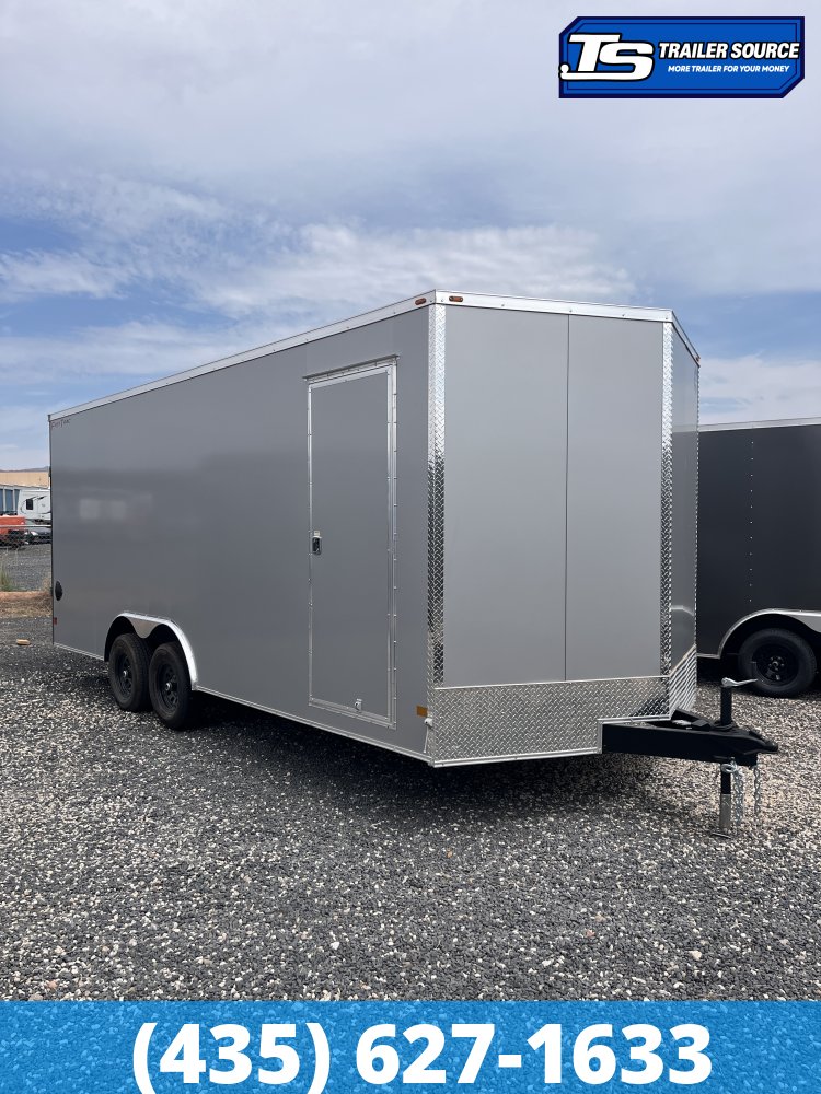 8.5x20 Wells Cargo Fast Trac Deluxe Enclosed Cargo Trailer - 7'6" Interior - 10K GVWR - .080 PolyCor, Dovetail