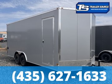 8.5x20 Wells Cargo Fast Trac Deluxe Enclosed Cargo Trailer - 7'6" Interior - 10K GVWR - .080 PolyCor, Dovetail