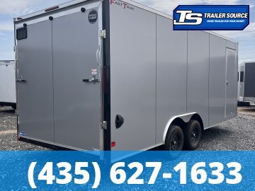 8.5x20 Wells Cargo Fast Trac Deluxe Enclosed Cargo Trailer - 7'6" Interior - 10K GVWR - .080 PolyCor, Dovetail