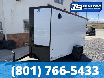 5x10 Look ST DLX Enclosed Cargo Trailer - 6'0" Interior - 3.5K GVWR - .080 PolyCor, Black Out Package, Rear Spoiler w/ Load Lights, Side Door