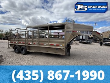 6.5x20 Ranch Boss STR-650 Horse Trailer - 15.7K GVWR -