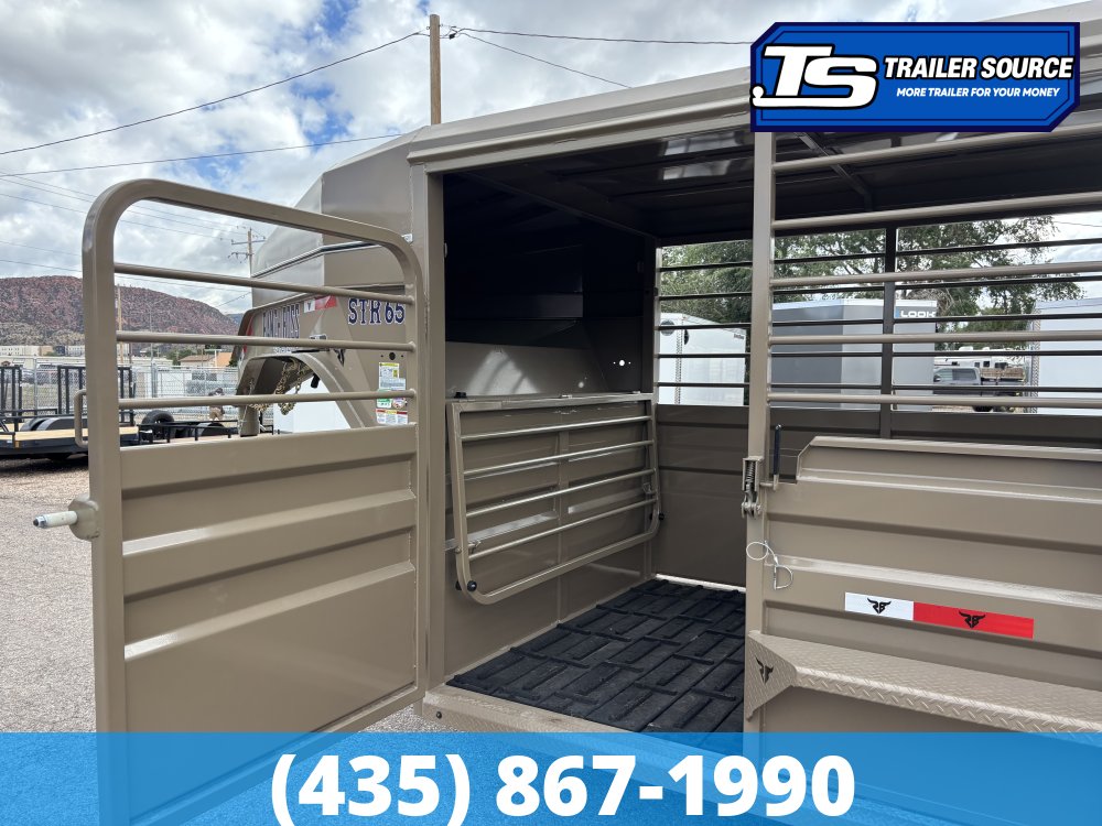 6.5x20 Ranch Boss STR-650 Horse Trailer - 15.7K GVWR -
