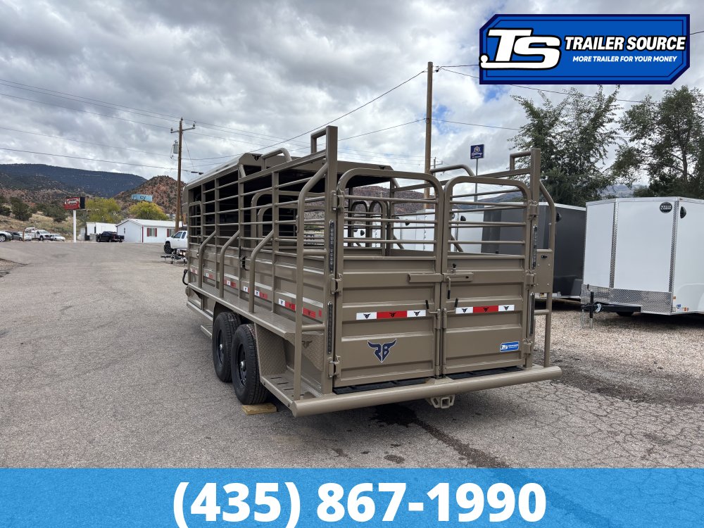6.5x20 Ranch Boss STR-650 Horse Trailer - 15.7K GVWR -