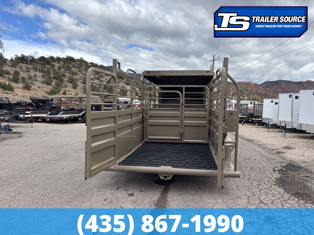 6.5x20 Ranch Boss STR-650 Horse Trailer - 15.7K GVWR -