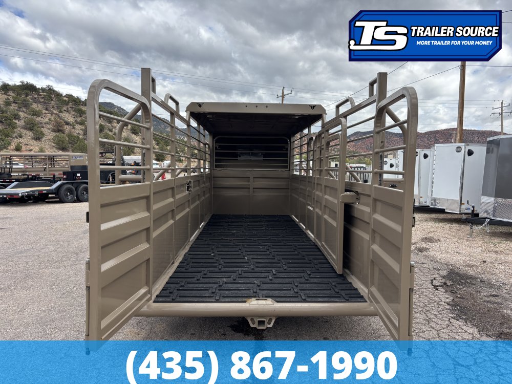 6.5x20 Ranch Boss STR-650 Horse Trailer - 15.7K GVWR -