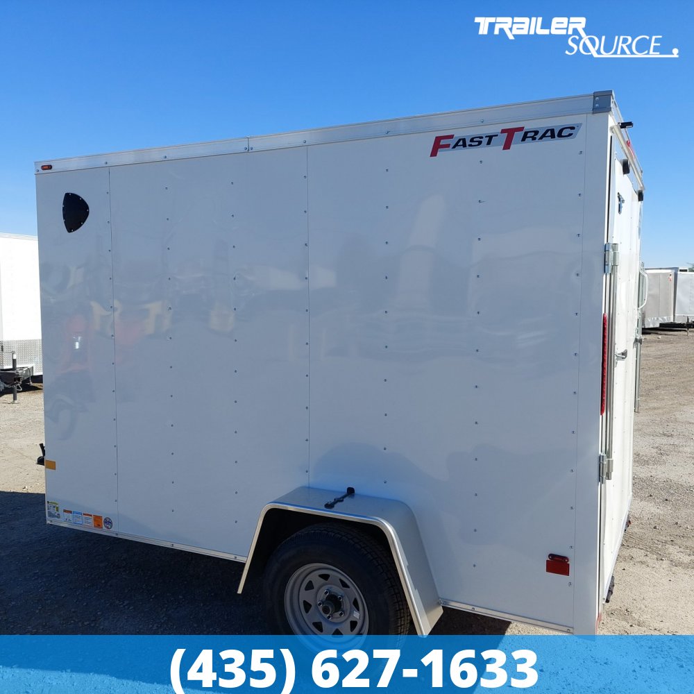 6x10 Wells Cargo FastTrac 6'6" Interior 3.5K Single Axle Enclosed Cargo