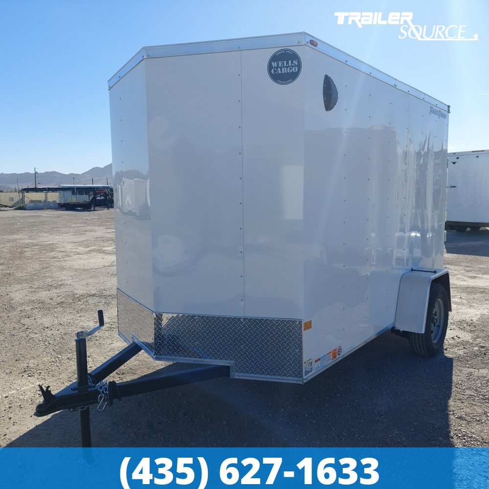 6x10 Wells Cargo FastTrac 6'6" Interior 3.5K Single Axle Enclosed Cargo
