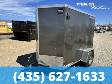 5x8 Wells Cargo Fast Trac Deluxe 6'0" Interior Single Axle Enclosed Cargo