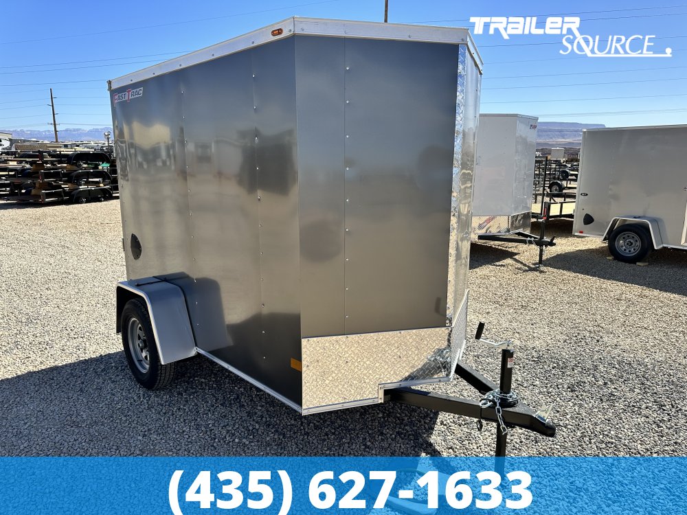 5x8 Wells Cargo Fast Trac Deluxe 6'0" Interior Single Axle Enclosed Cargo