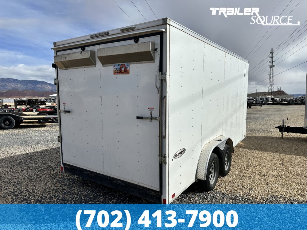 7.5x16 Look Element  Interior 7K Tandem Axle Enclosed Cargo