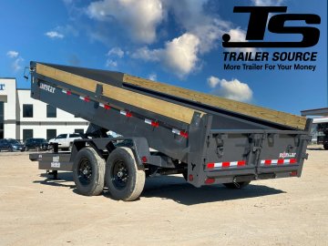 7x14 Norstar Iron Bull DCB Dump Trailer - 20" Sides - 14K GVWR
