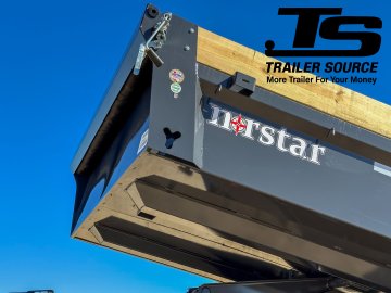7x14 Norstar Iron Bull DCB Dump Trailer - 20" Sides - 14K GVWR
