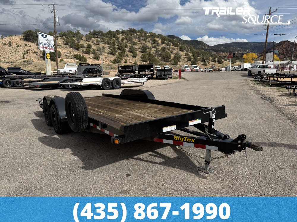 7x20 Big Tex Flatbed Car Hauler