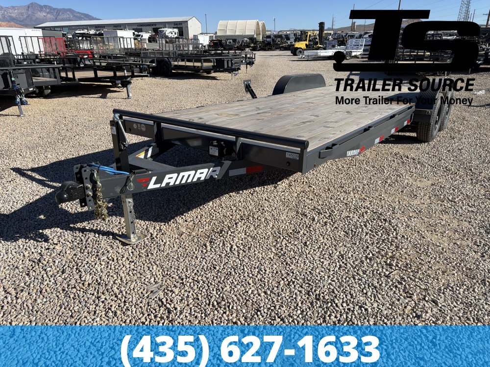 7x22 Lamar CC Flatbed Car Hauler