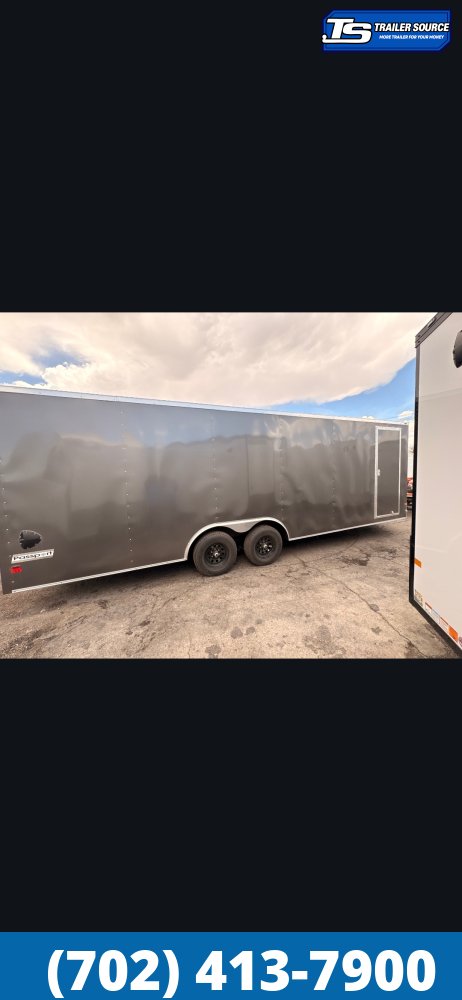 8.5x24 Haulmark Passport DELUXE Enclosed Cargo Trailer - 7'0" Interior - 10K GVWR Dovetail