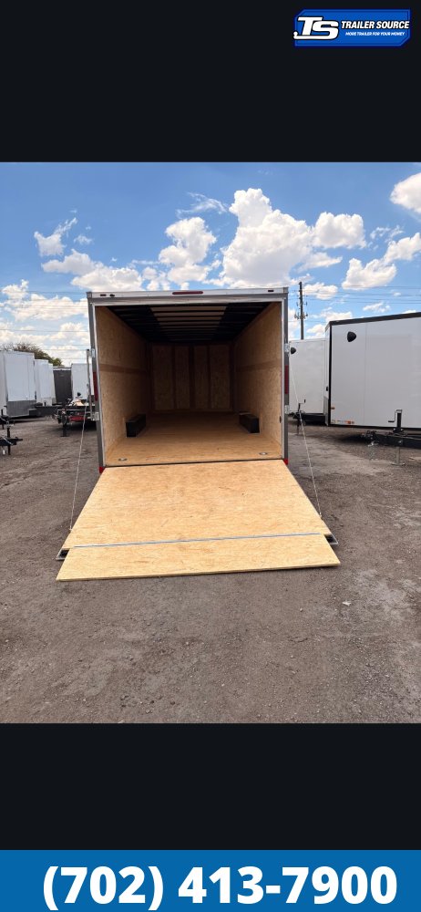 8.5x24 Haulmark Passport DELUXE Enclosed Cargo Trailer - 7'0" Interior - 10K GVWR Dovetail