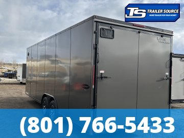 8.5x24 Look Element SE Enclosed Cargo Trailer - 7'6" Interior - 10K GVWR - .080 PolyCor, Alloy Wheels, Black Out Package, Lower Cabinet, Rubber Coin Floor, Upper Cabinet, Vinyl Cei