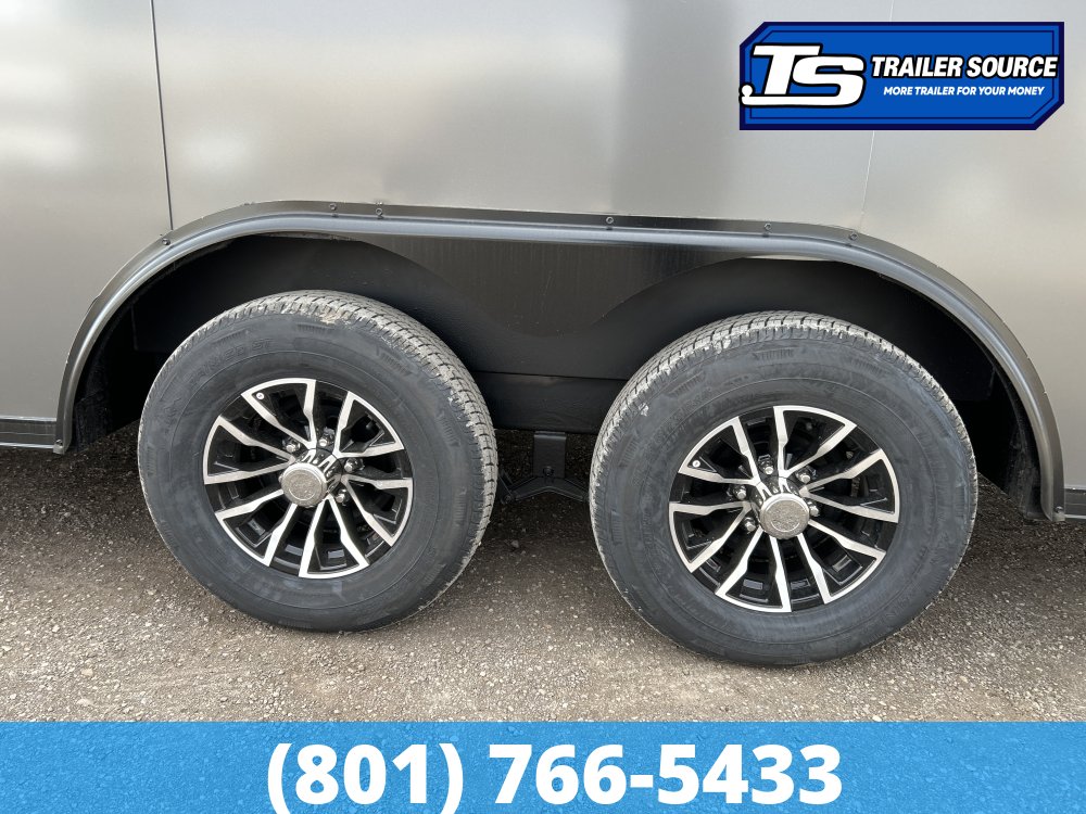 8.5x24 Look Element SE Enclosed Cargo Trailer - 7'6" Interior - 10K GVWR - .080 PolyCor, Alloy Wheels, Black Out Package, Lower Cabinet, Rubber Coin Floor, Upper Cabinet, Vinyl Cei