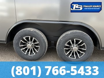 8.5x24 Look Element SE Enclosed Cargo Trailer - 7'6" Interior - 10K GVWR - .080 PolyCor, Alloy Wheels, Black Out Package, Lower Cabinet, Rubber Coin Floor, Upper Cabinet, Vinyl Cei