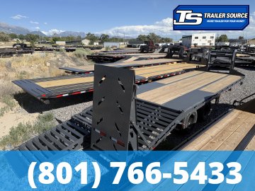 8.5x25 Norstar Iron Bull FXG Gooseneck Equipment Trailer - 22K GVWR - Mega Ramps