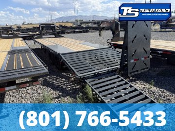 8.5x25 Norstar Iron Bull FXG Gooseneck Equipment Trailer - 22K GVWR - Mega Ramps