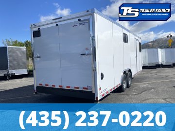 8.5x24 American Hauler Eagle HD Office Enclosed Cargo Trailer - 7'0" Interior - 14K GVWR - 110V Power, A/C Prep Package, Heater, Insulation, Ramp Door, Windows