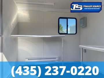 8.5x24 American Hauler Eagle HD Office Enclosed Cargo Trailer - 7'0" Interior - 14K GVWR - 110V Power, A/C Prep Package, Heater, Insulation, Ramp Door, Windows