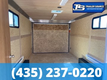 8.5x24 American Hauler Eagle HD Office Enclosed Cargo Trailer - 7'0" Interior - 14K GVWR - 110V Power, A/C Prep Package, Heater, Insulation, Ramp Door, Windows